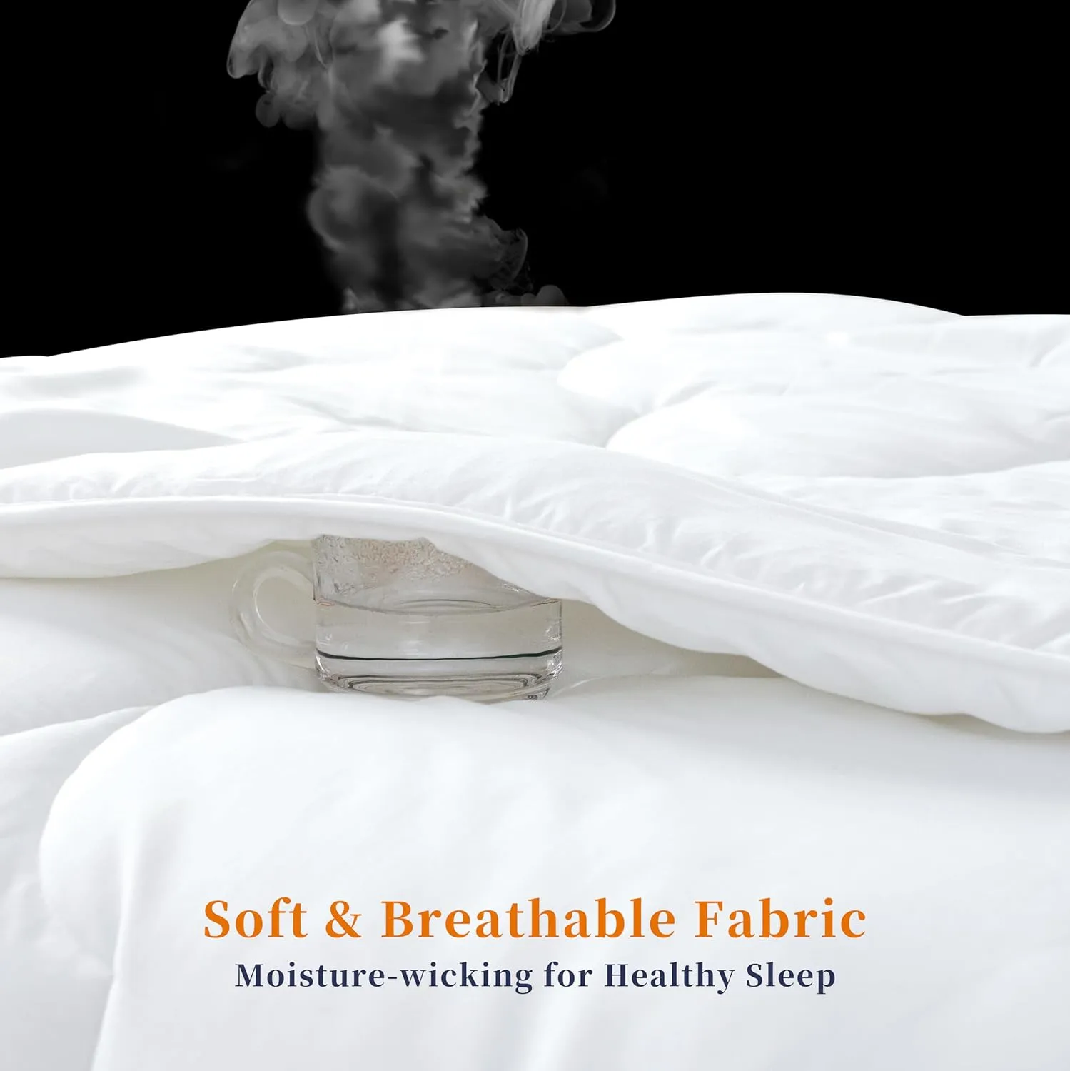 100% Premium Bamboo Microfiber Quilt | Single Size | All Season | Hypoallergenic & Ultra Soft Doona