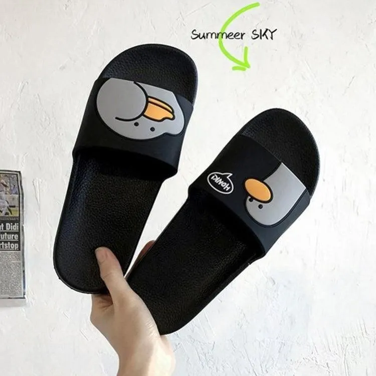 Adorable Cartoon Duck Design Unisex Soft and Durable Slippers