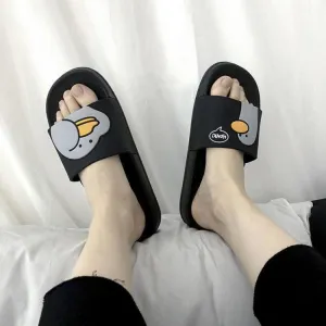Adorable Cartoon Duck Design Unisex Soft and Durable Slippers