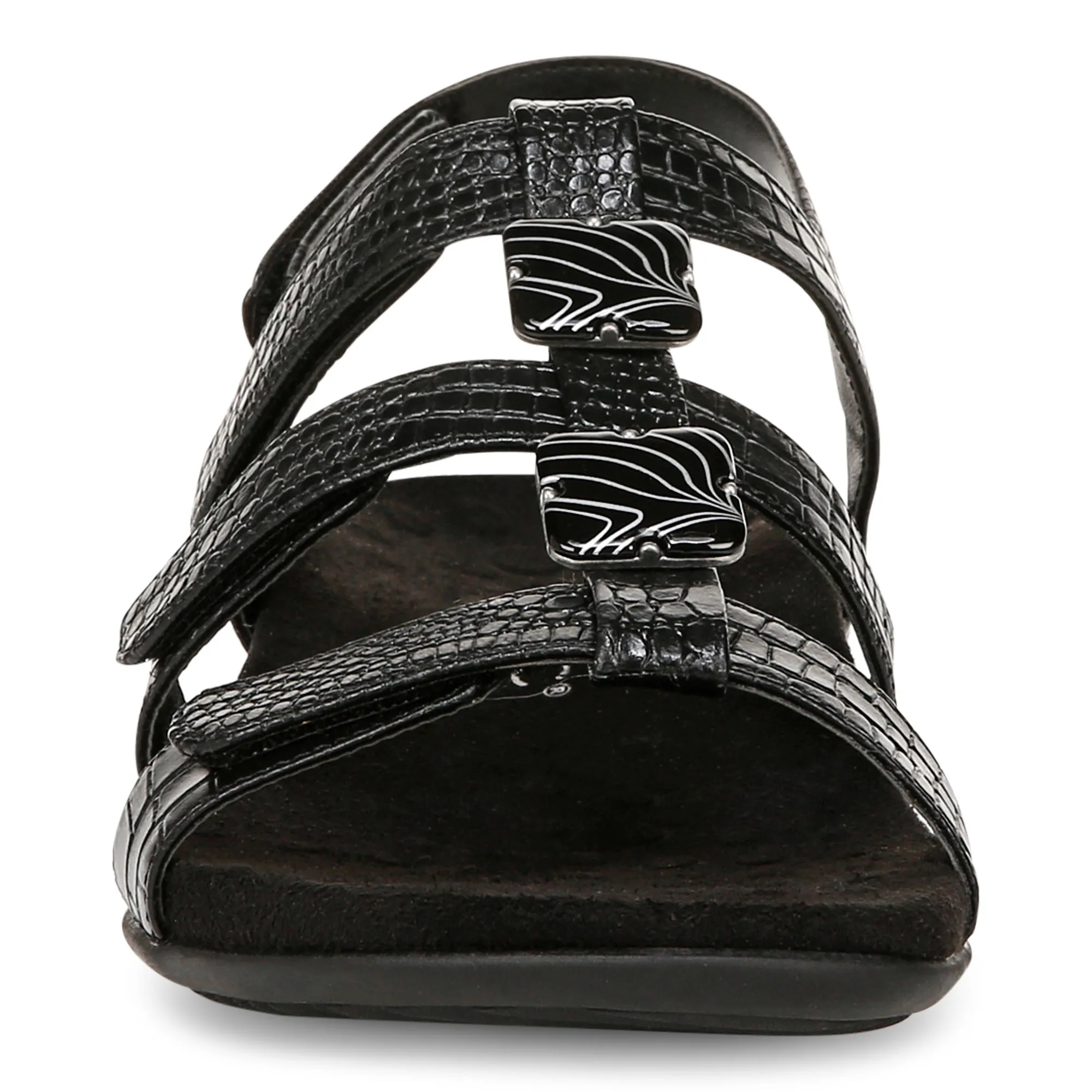 Amber Adjustable Sandal - Black