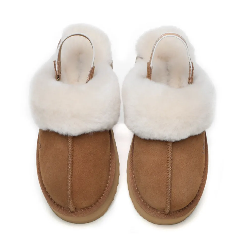 Australian Shepherd Muffin Platform Slippers #AS2047