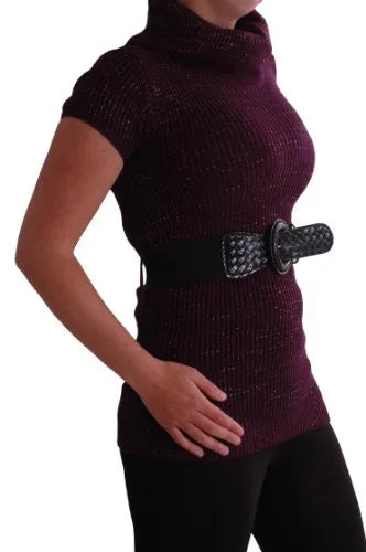 Ava Polo Neck Belted Jumper