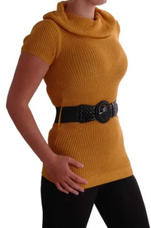 Ava Polo Neck Belted Jumper