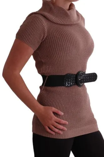 Ava Polo Neck Belted Jumper