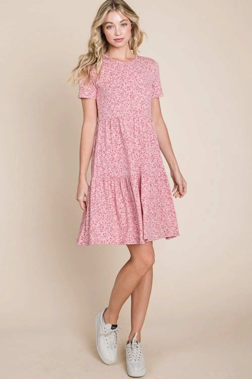 BOMBOM Playful Mini Dress Short Sleeves for Effortless Style From Love Salve