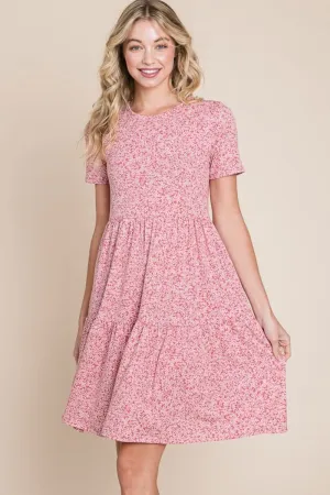 BOMBOM Playful Mini Dress Short Sleeves for Effortless Style From Love Salve