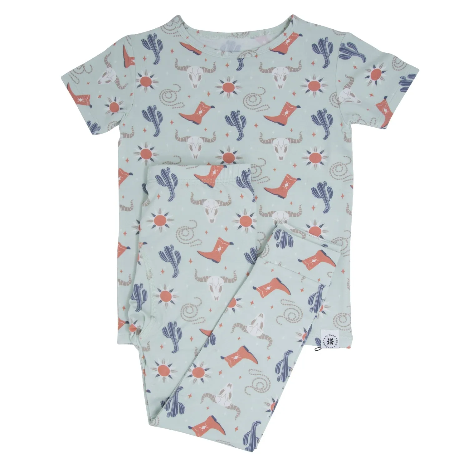 Bulls Boots Lasso Western Big Kid Pajama S/S