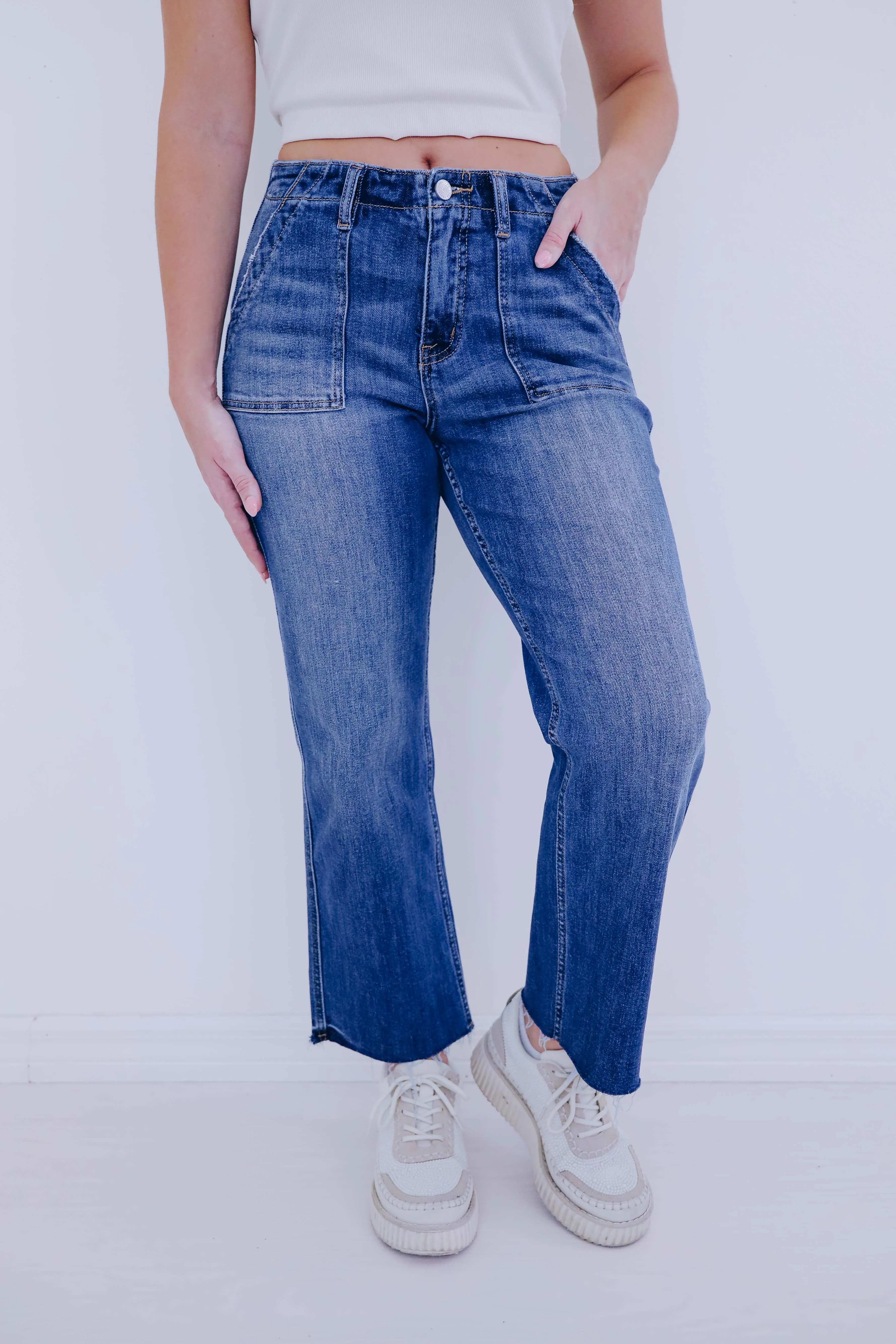 Camber Cropped Utility Jeans