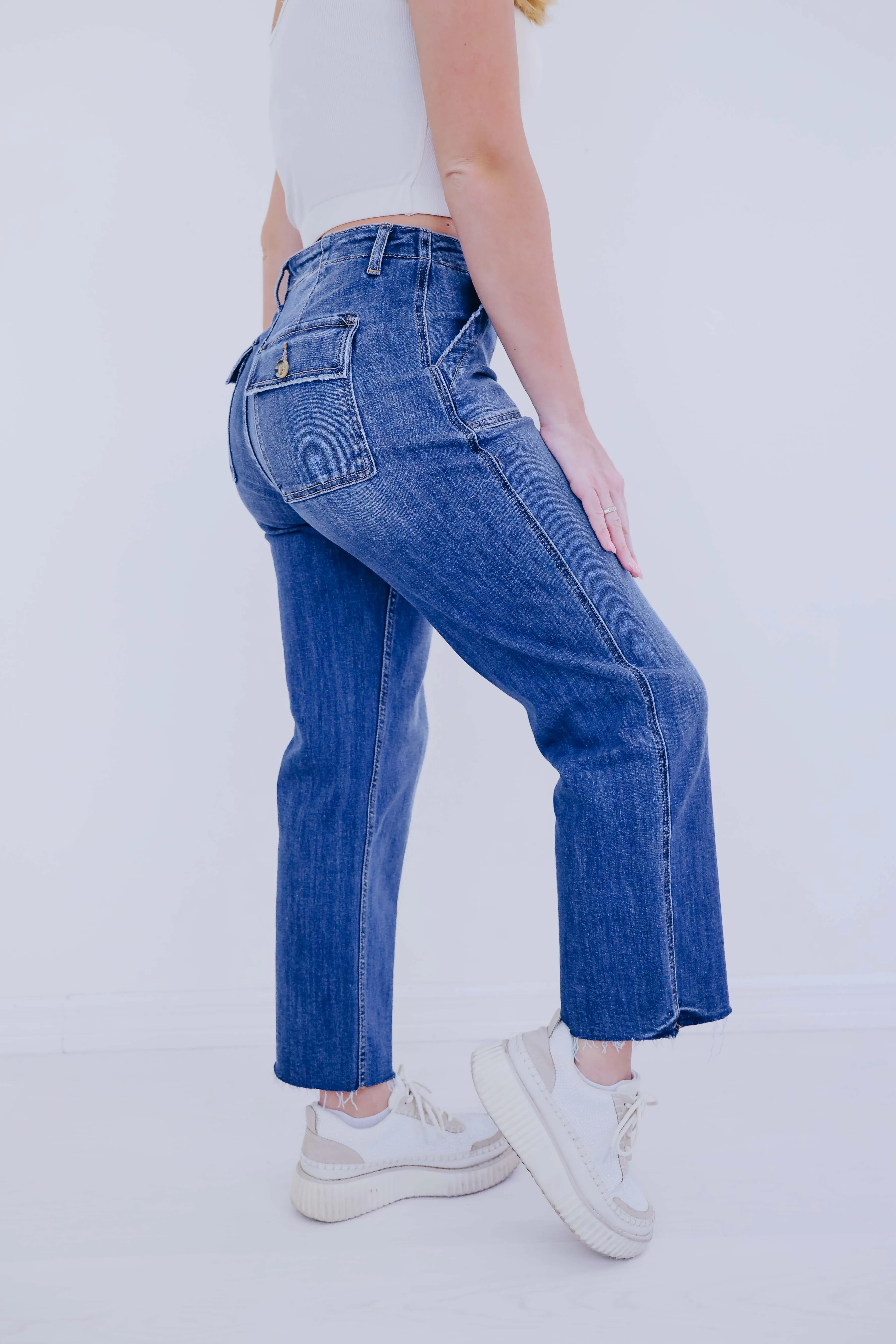 Camber Cropped Utility Jeans
