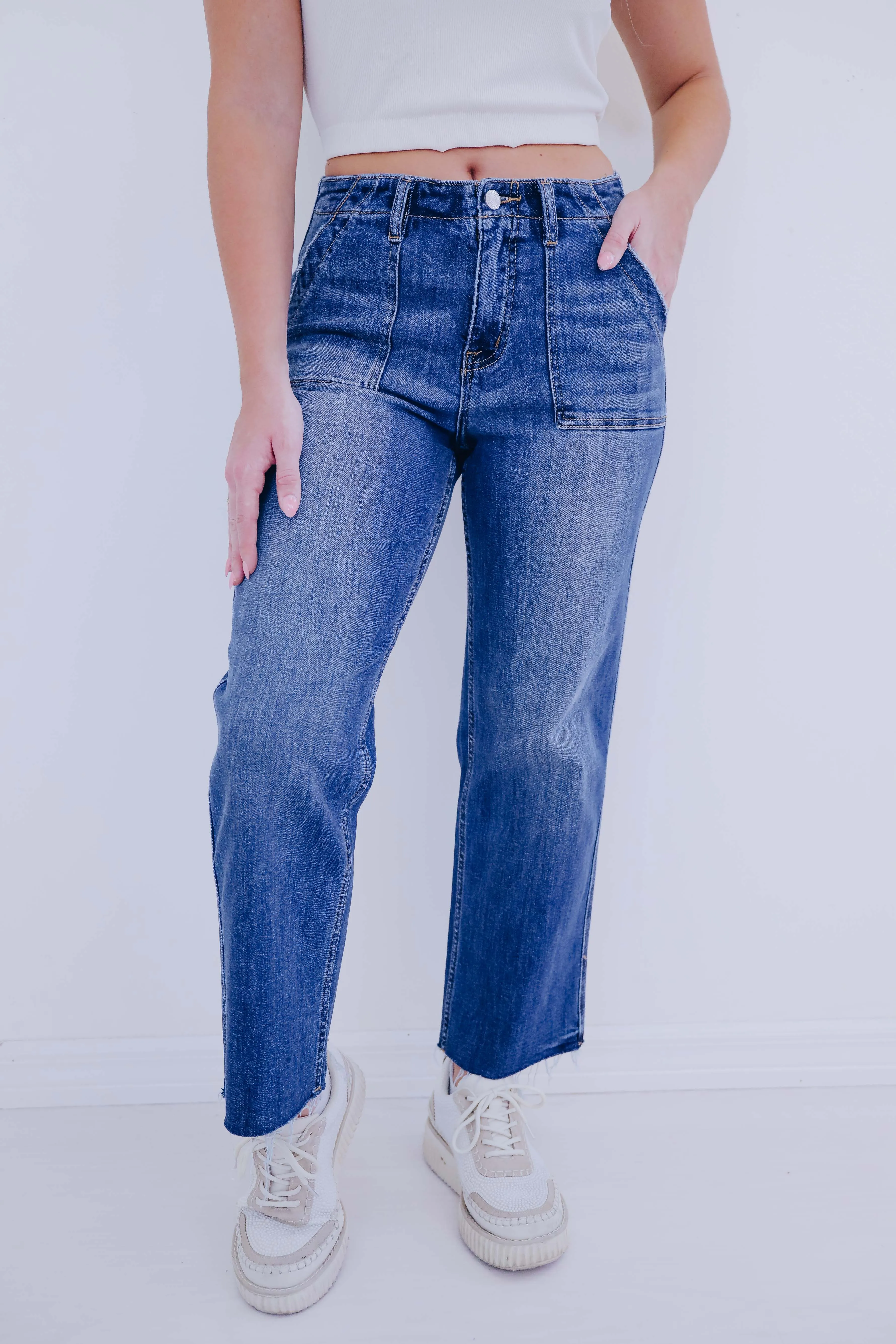 Camber Cropped Utility Jeans