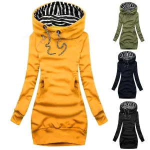 Casual Sweater Dress - Slim Fit Long Sleeve Pullover Sweatshirt From Kawaii Stop