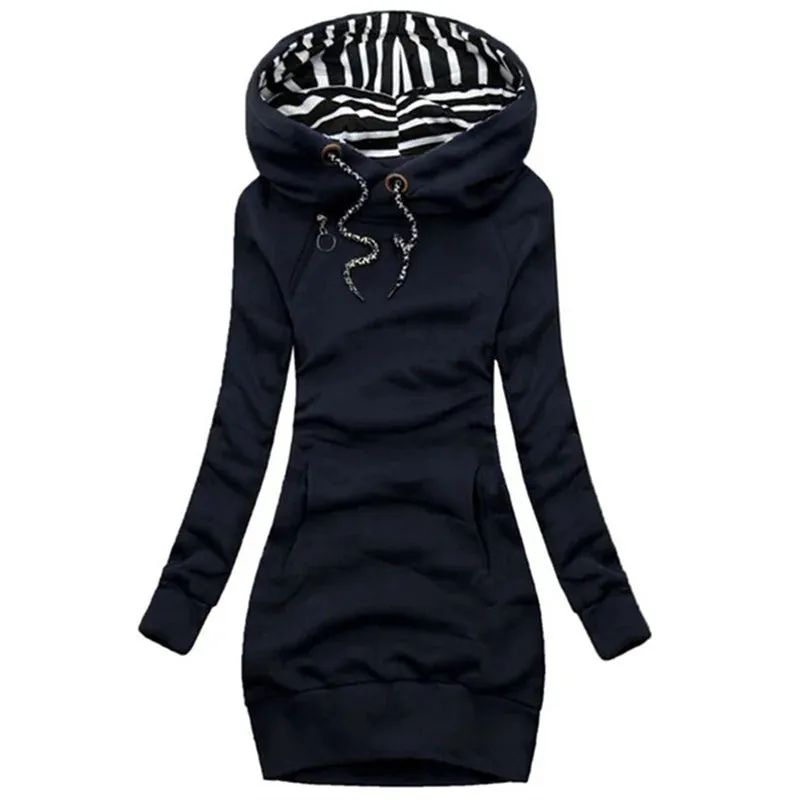 Casual Sweater Dress - Slim Fit Long Sleeve Pullover Sweatshirt From Kawaii Stop