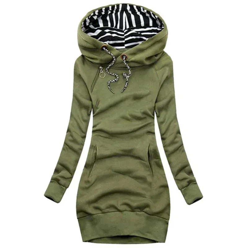 Casual Sweater Dress - Slim Fit Long Sleeve Pullover Sweatshirt From Kawaii Stop