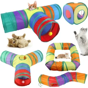Cats Tunnel Foldable Pet Toy