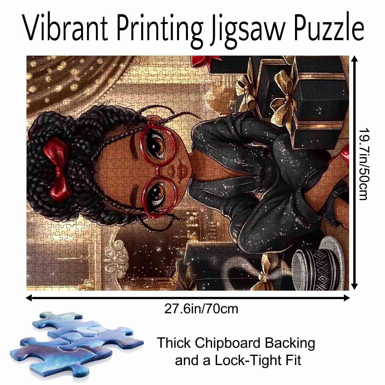 Chic Holiday Vibes Jigsaw Puzzle