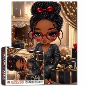Chic Holiday Vibes Jigsaw Puzzle