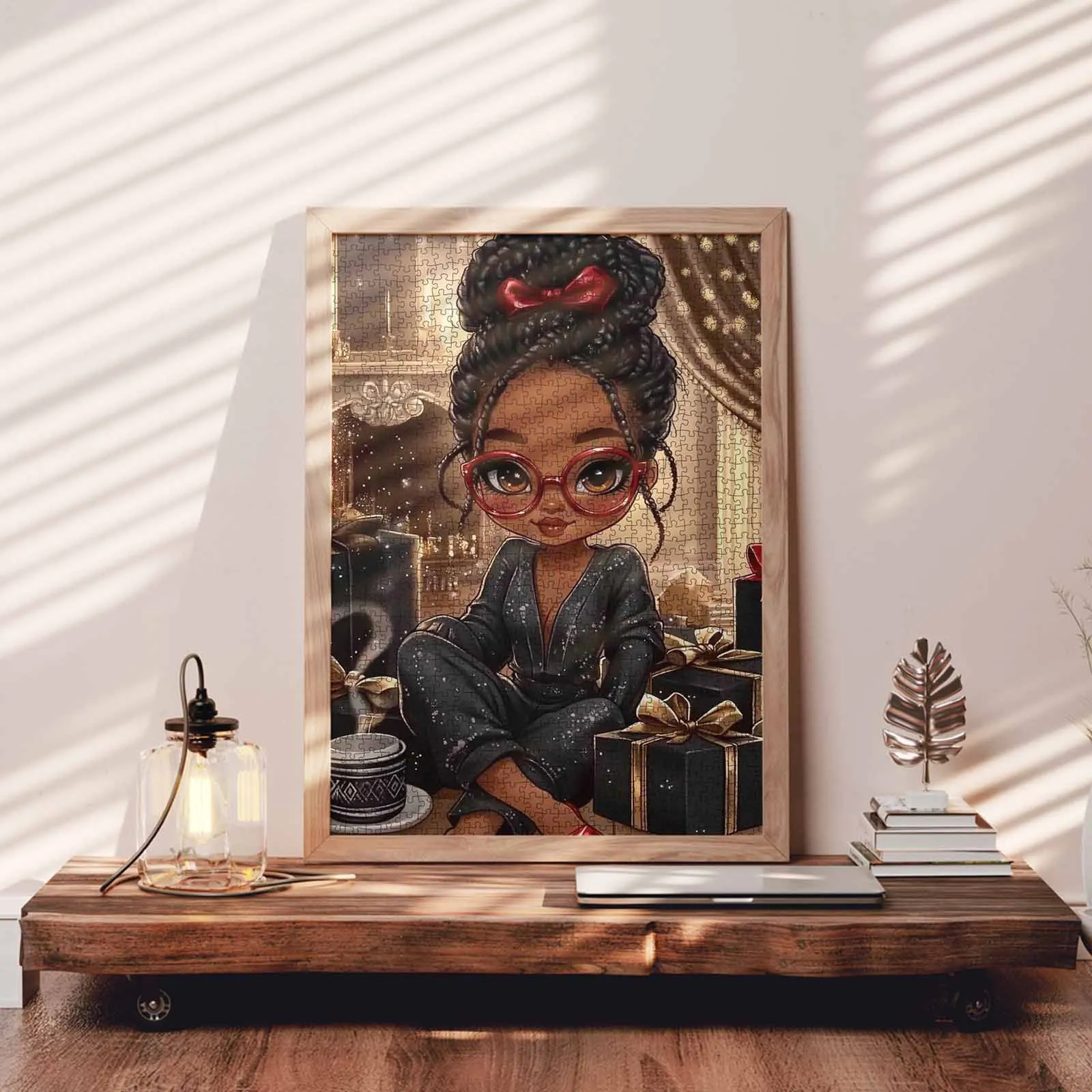 Chic Holiday Vibes Jigsaw Puzzle
