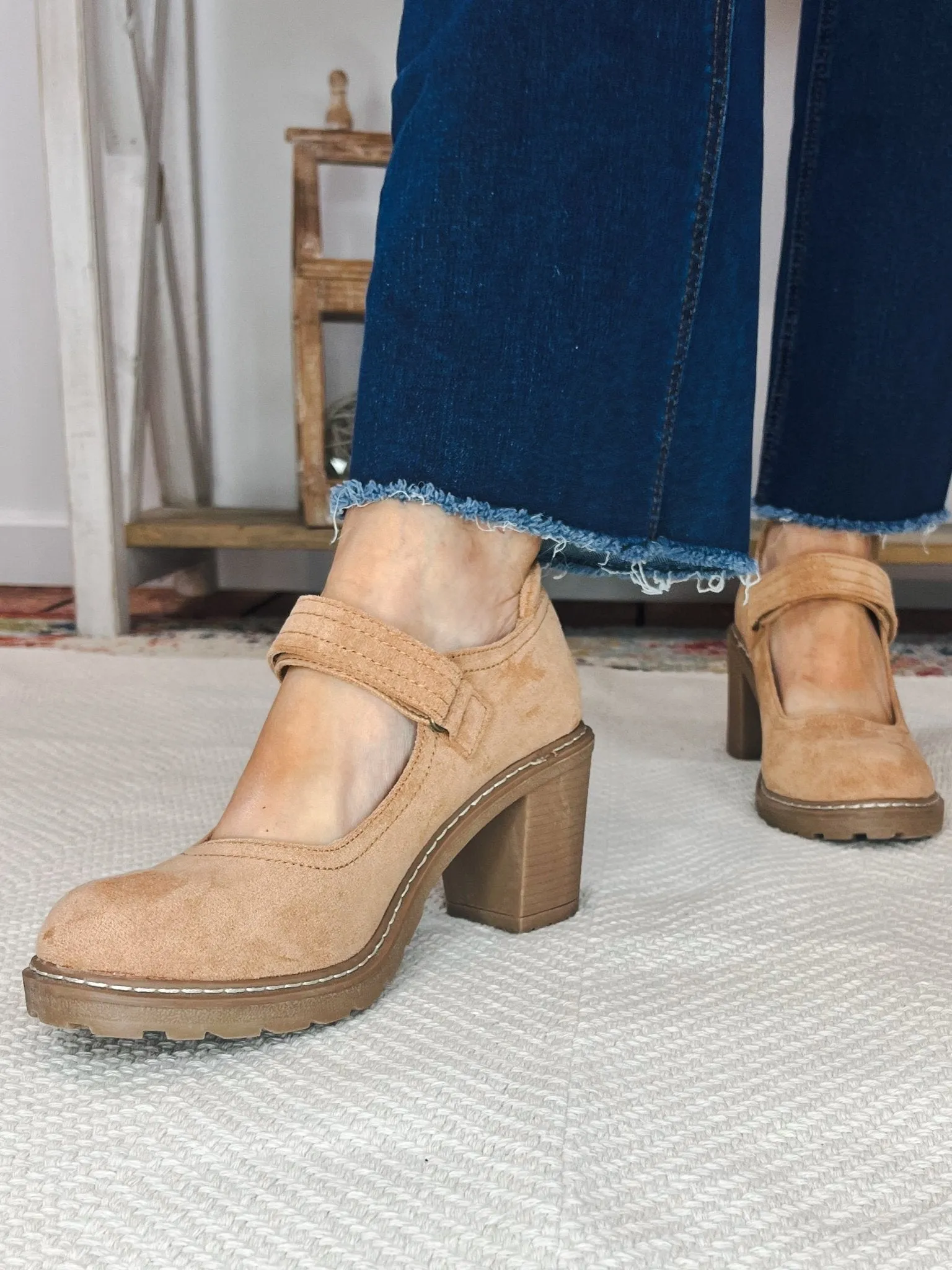 Corky's Footwear Mary Go Round Heels Shoes - Camel