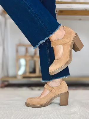 Corky's Footwear Mary Go Round Heels Shoes - Camel