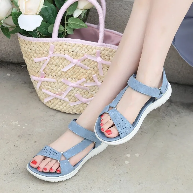 Cuzcare Orthopedic Sandals For Women EVA Foldable Sole Velcro Arch Support Summer Fashion