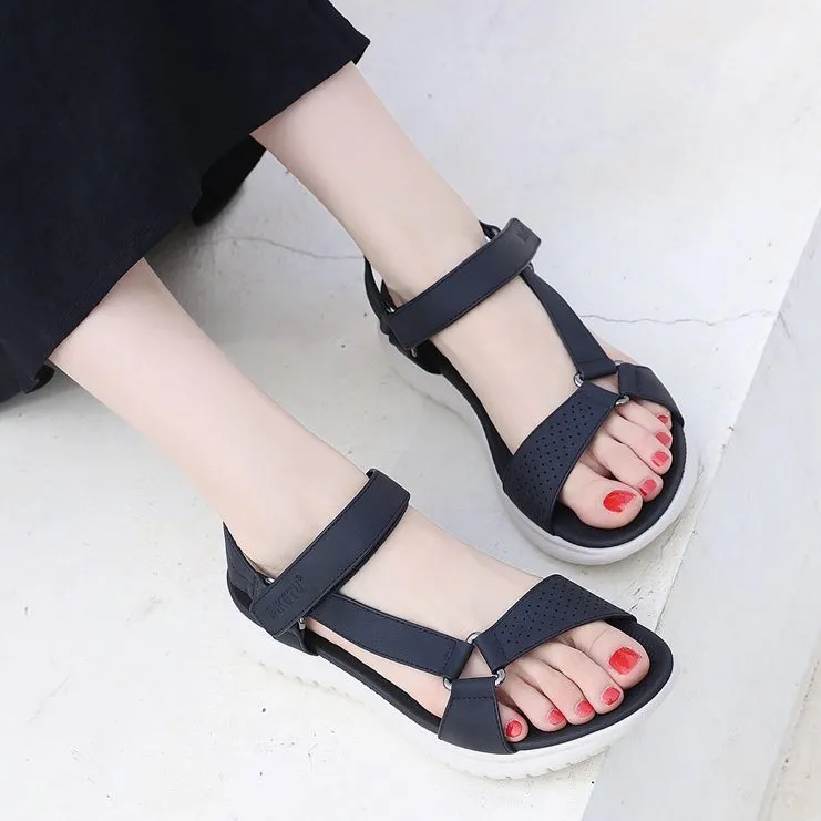 Cuzcare Orthopedic Sandals For Women EVA Foldable Sole Velcro Arch Support Summer Fashion