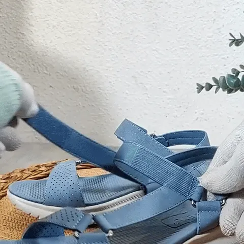Cuzcare Orthopedic Sandals For Women EVA Foldable Sole Velcro Arch Support Summer Fashion