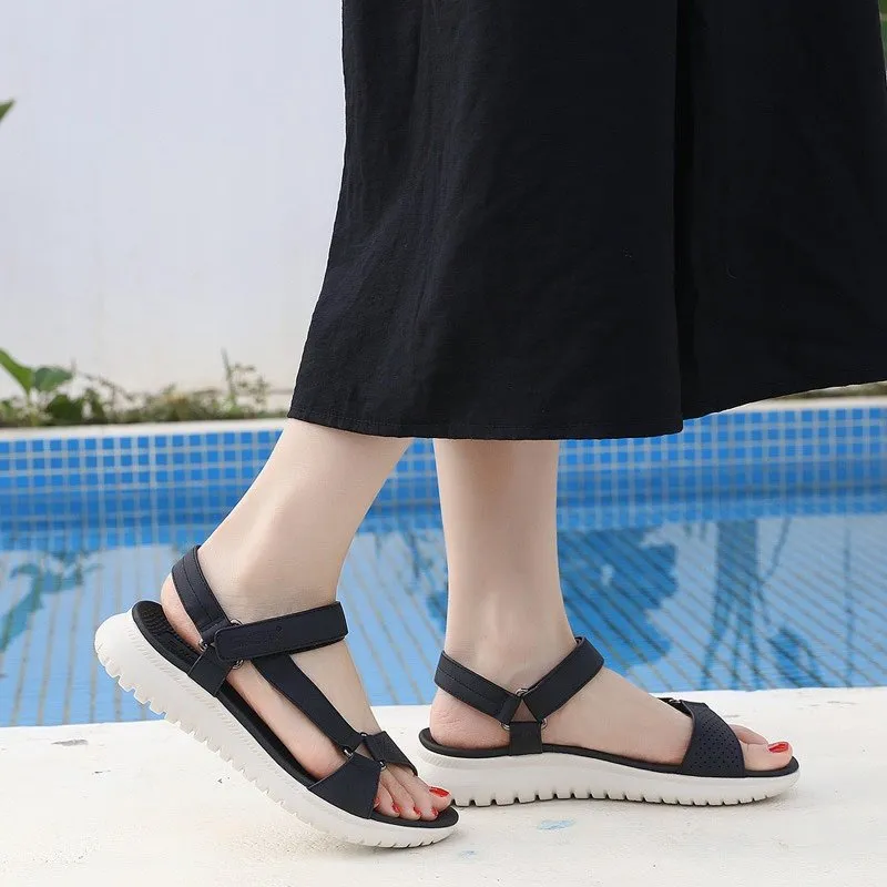 Cuzcare Orthopedic Sandals For Women EVA Foldable Sole Velcro Arch Support Summer Fashion