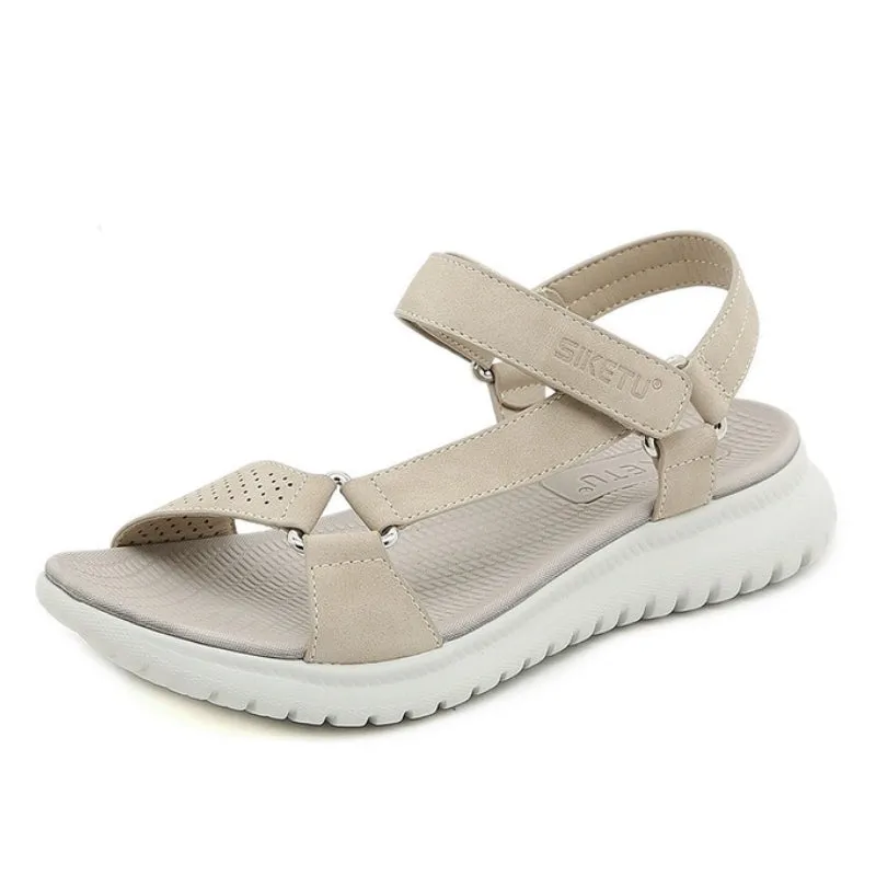 Cuzcare Orthopedic Sandals For Women EVA Foldable Sole Velcro Arch Support Summer Fashion