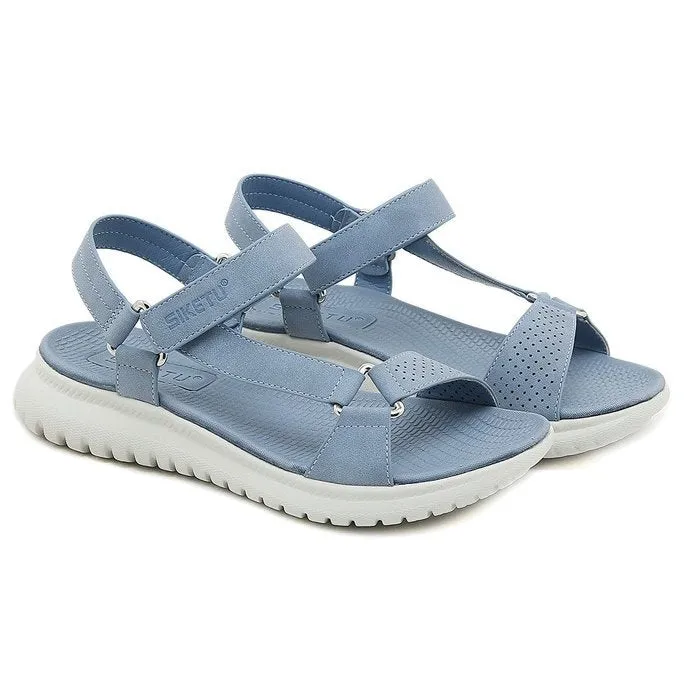 Cuzcare Orthopedic Sandals For Women EVA Foldable Sole Velcro Arch Support Summer Fashion