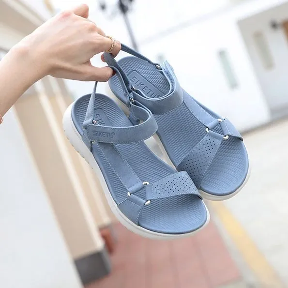 Cuzcare Orthopedic Sandals For Women EVA Foldable Sole Velcro Arch Support Summer Fashion