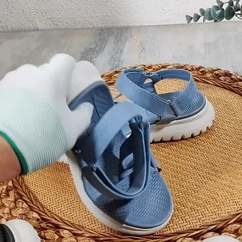 Cuzcare Orthopedic Sandals For Women EVA Foldable Sole Velcro Arch Support Summer Fashion
