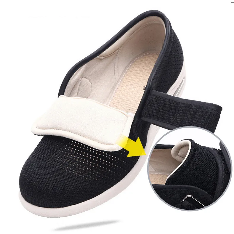 Cuzcare Plus Size Wide Diabetic Shoes For Swollen Feet Width Shoes-NW007