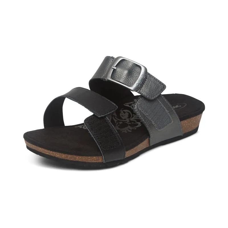 DAISY ADJUSTABLE SLIDE BLACK