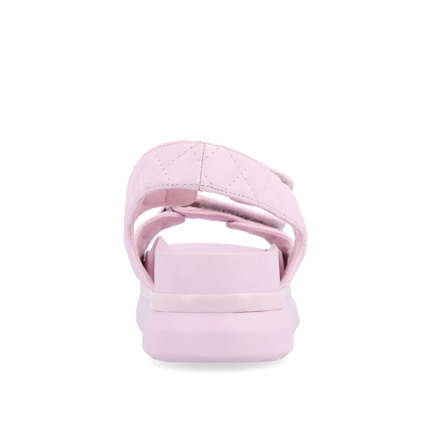 DEBBY DOUBLE STRAP SANDALS IN FAUX LEATHER