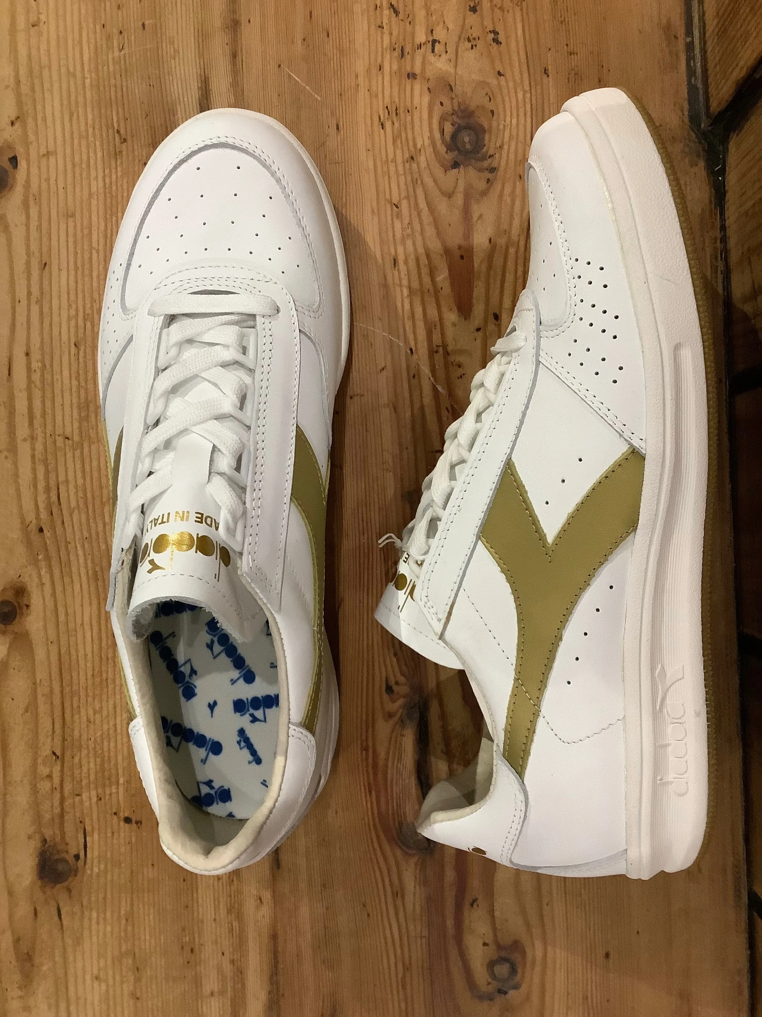 Diadora B-Elite White/Gold