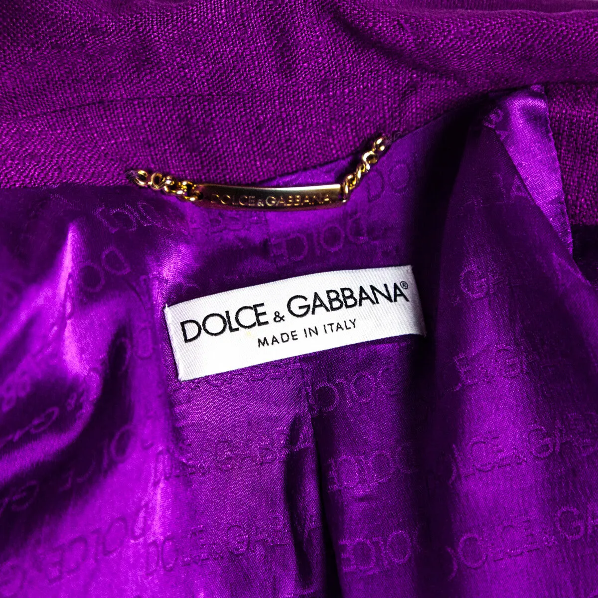 Dolce & Gabbana Purple Jacket Size XXS | IT 38