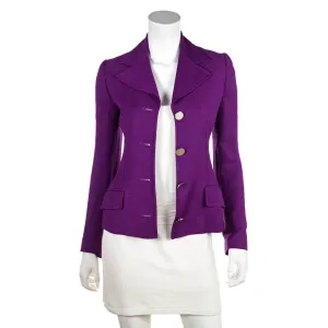 Dolce & Gabbana Purple Jacket Size XXS | IT 38