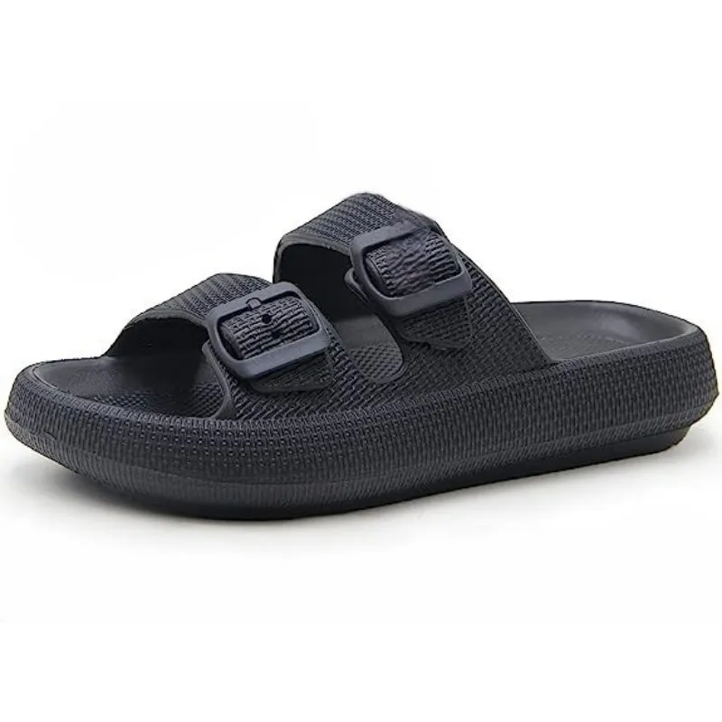 Double Buckle Adjustable Sandals