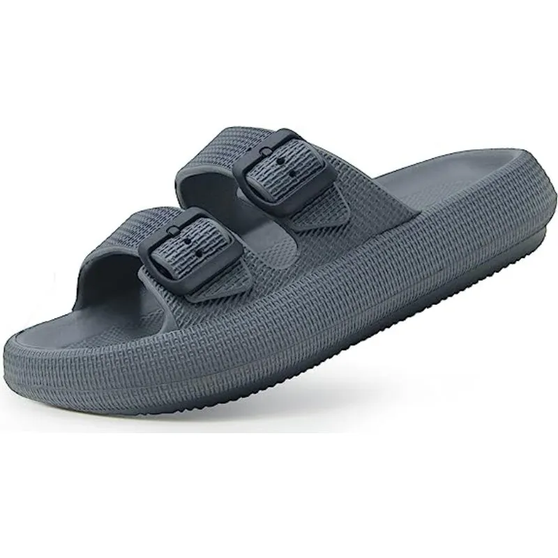 Double Buckle Adjustable Sandals