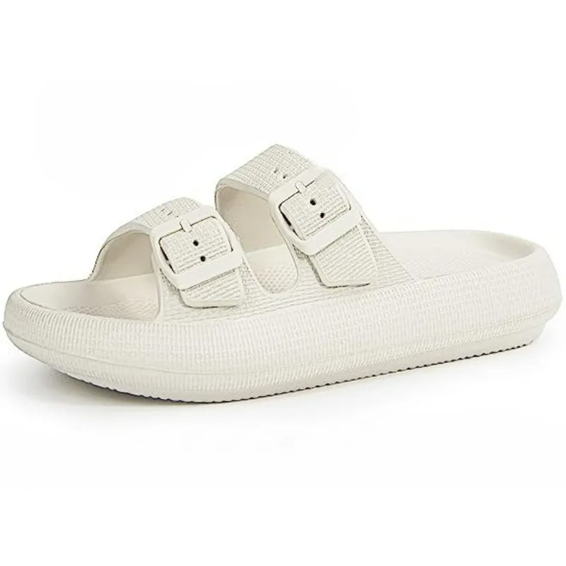 Double Buckle Adjustable Sandals