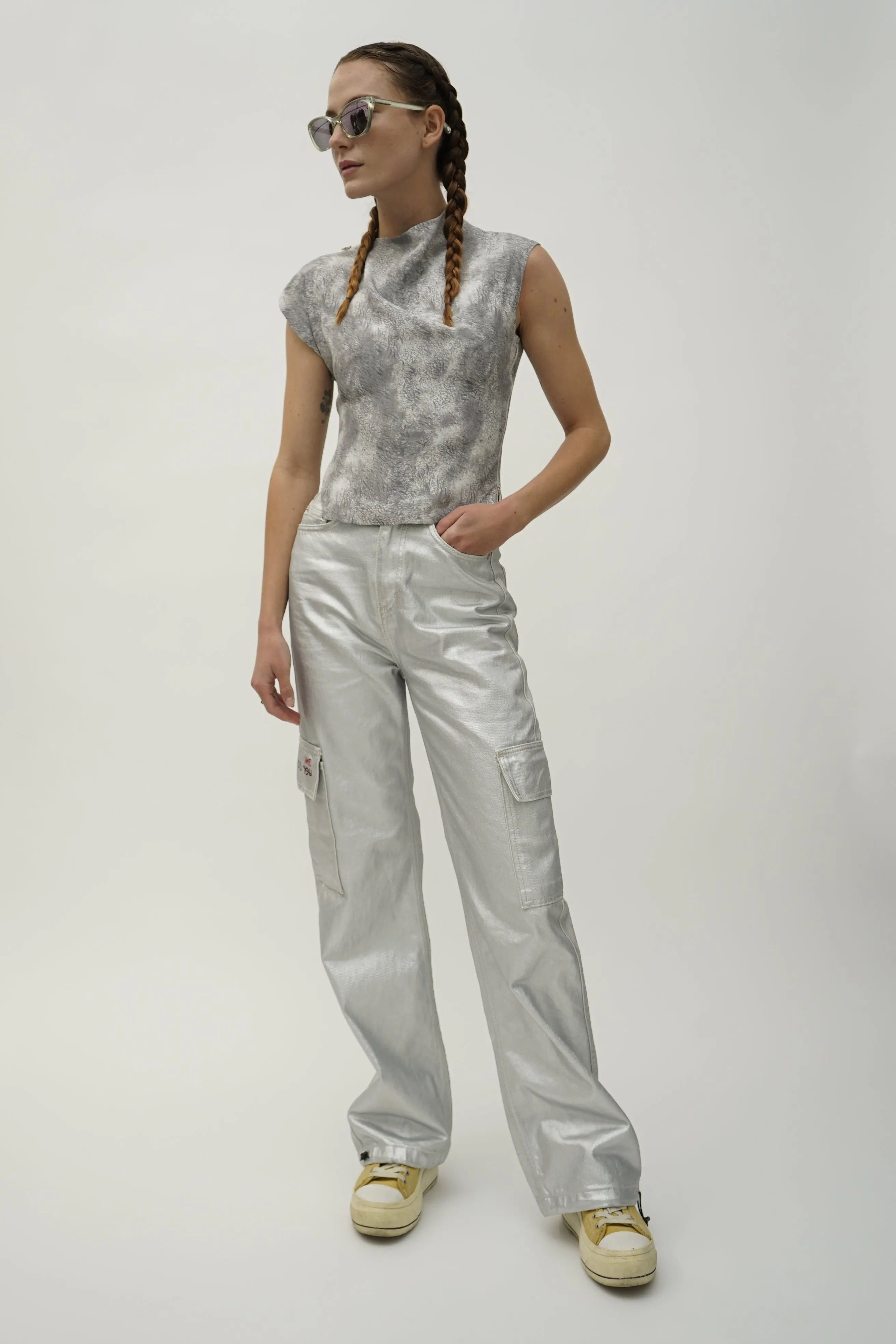 Emi Silver Denim Jeans