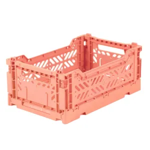 Foldable Crates Small - Salmon