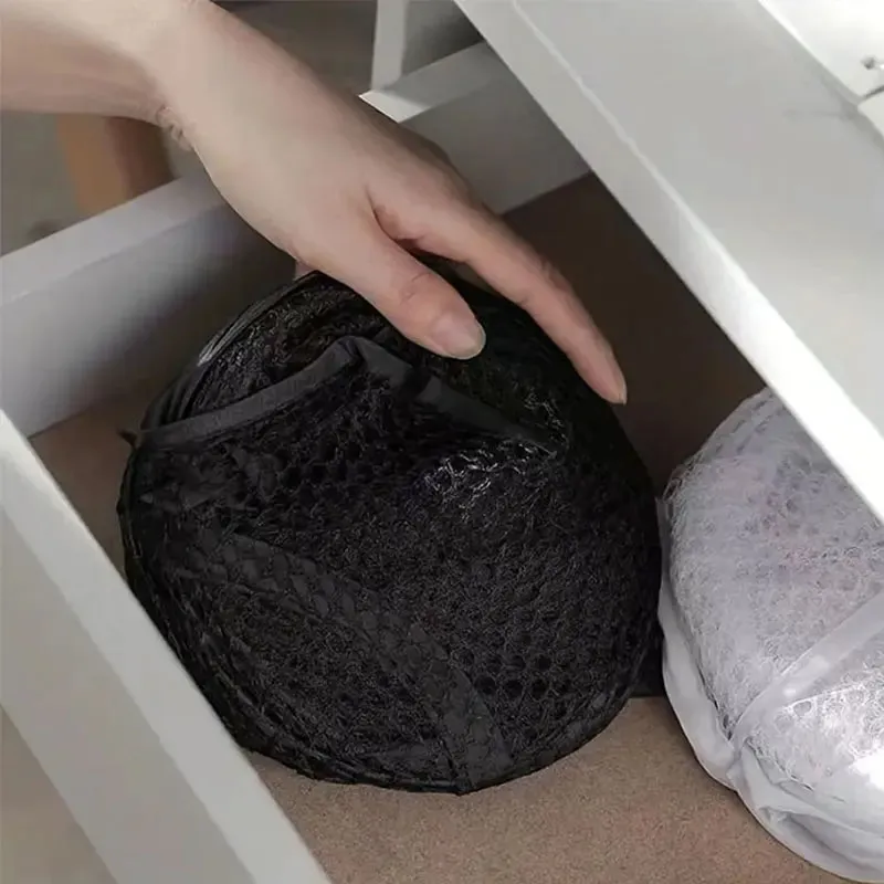 Foldable Mesh Laundry Basket Large Capacity Storage for Dirty Clothes