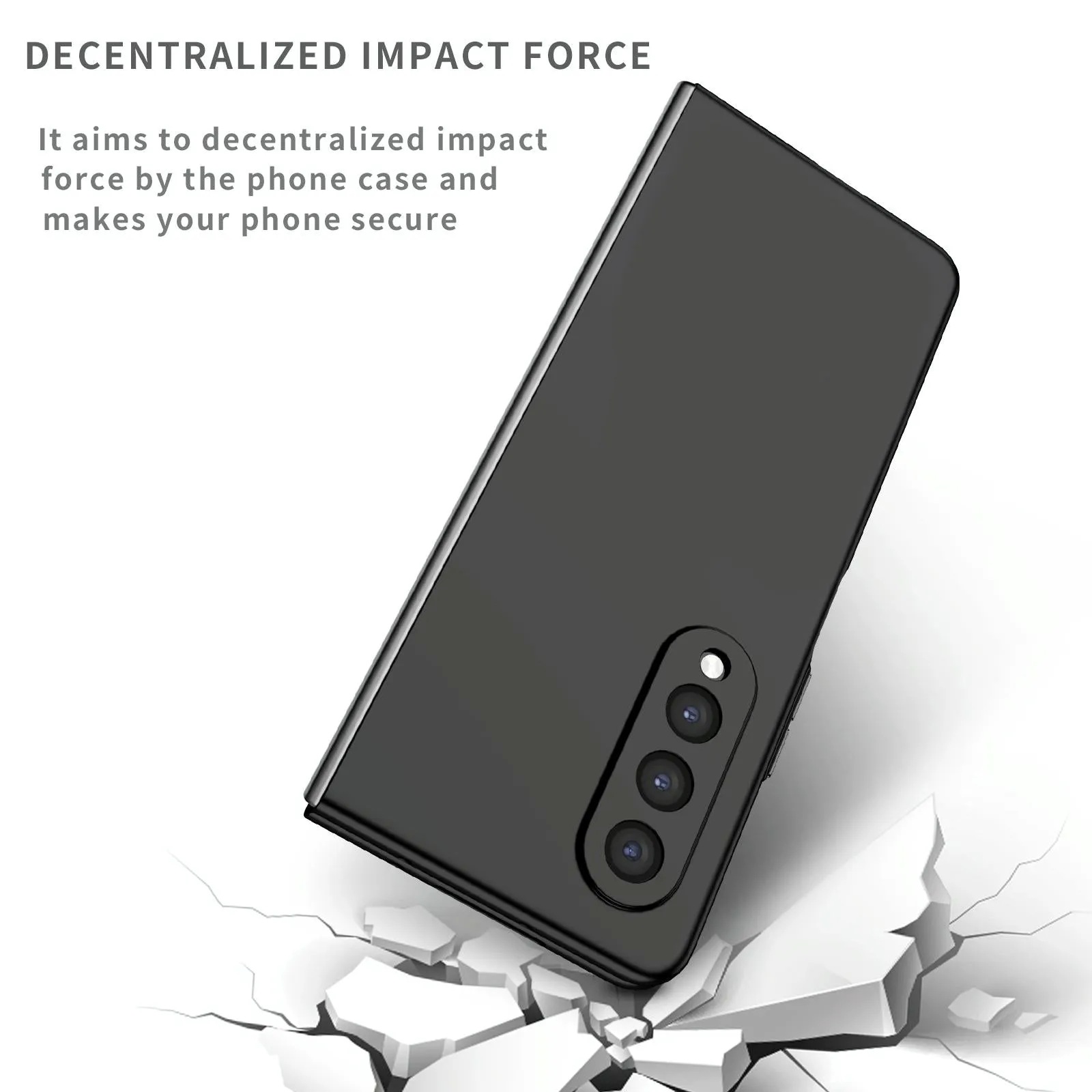 For Samsung Galaxy z Fold4 5G Foldable Armor Phone Case - Compact and Durable