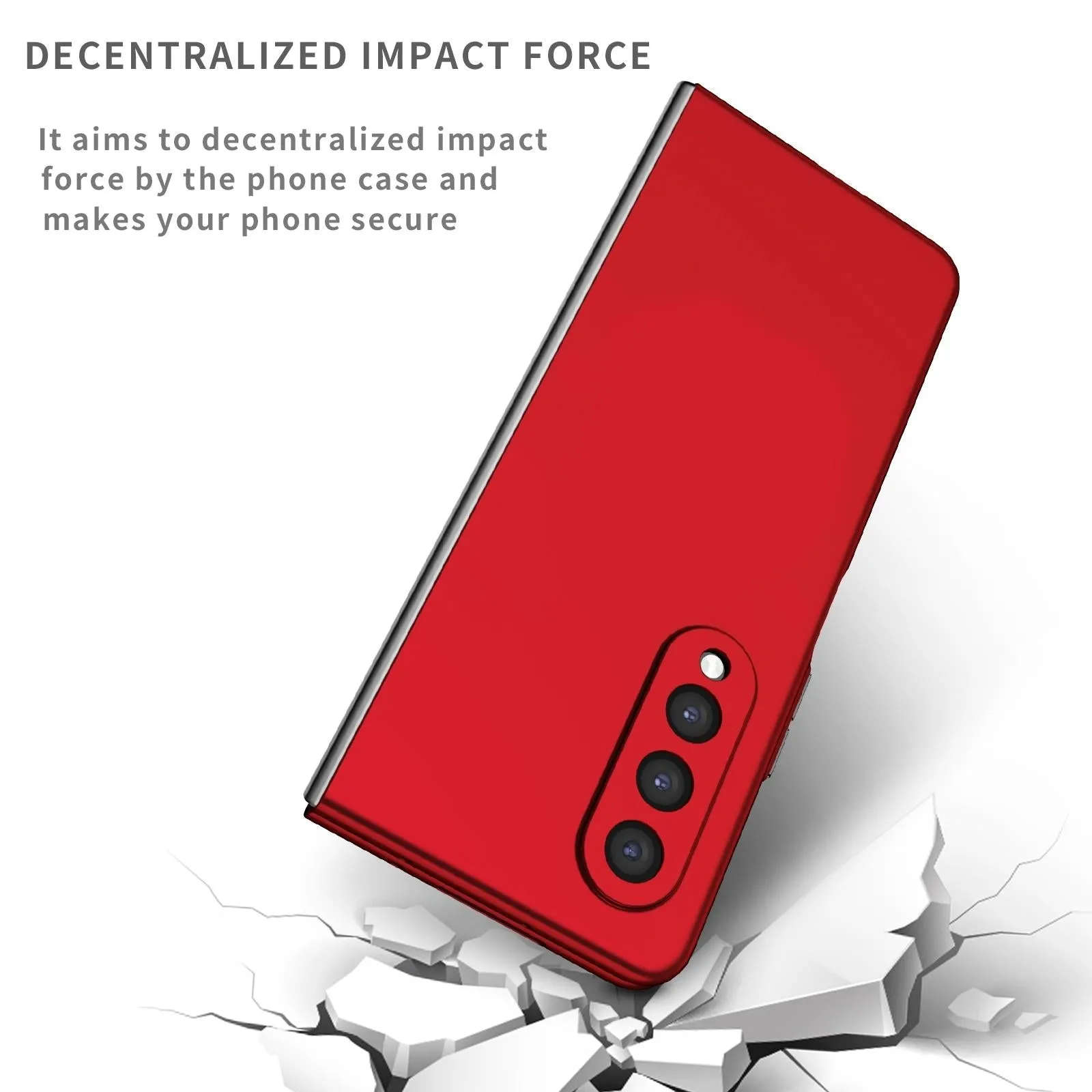For Samsung Galaxy z Fold4 5G Foldable Armor Phone Case - Compact and Durable