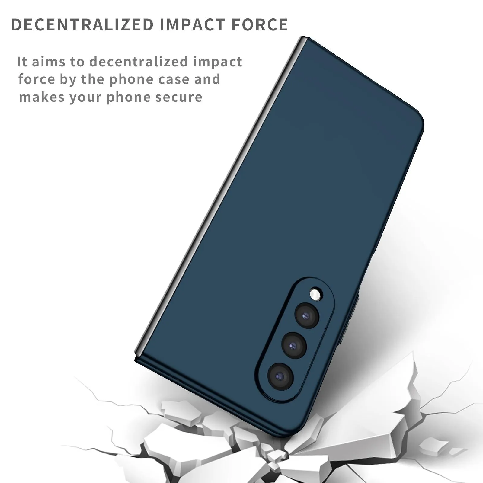 For Samsung Galaxy z Fold4 5G Foldable Armor Phone Case - Compact and Durable