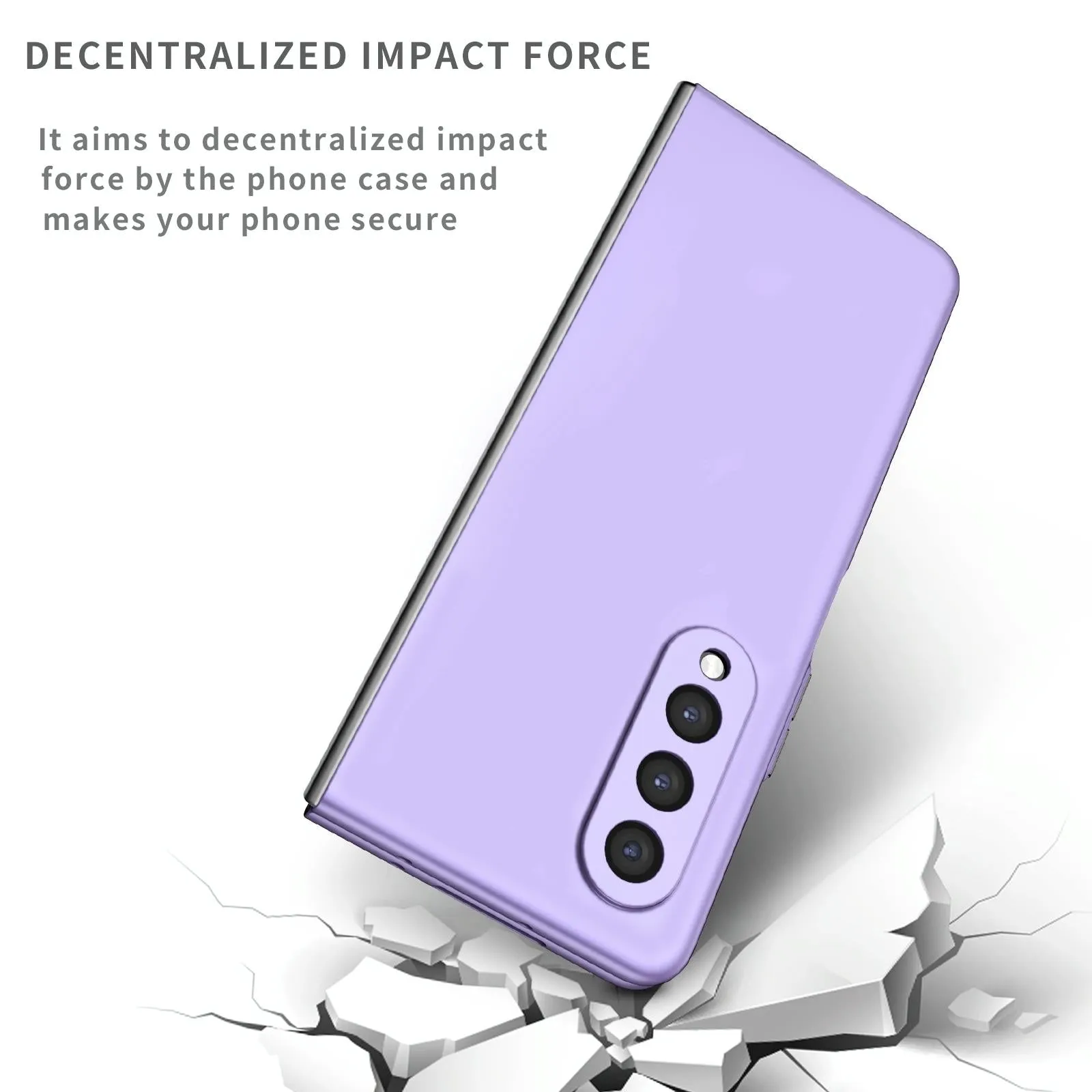 For Samsung Galaxy z Fold4 5G Foldable Armor Phone Case - Compact and Durable