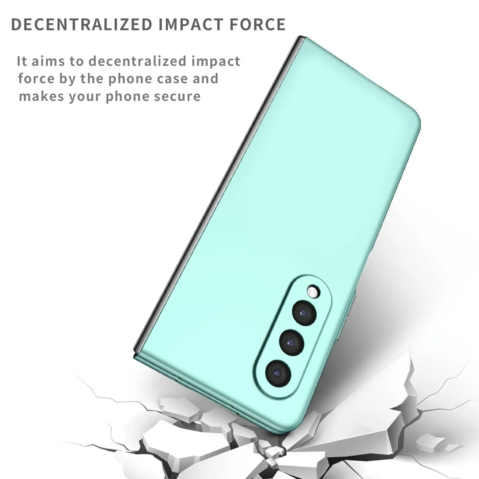 For Samsung Galaxy z Fold4 5G Foldable Armor Phone Case - Compact and Durable