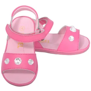 Fuchsia Jeweled Strap Sandals Baby Girls 1-Toddler Girls 7