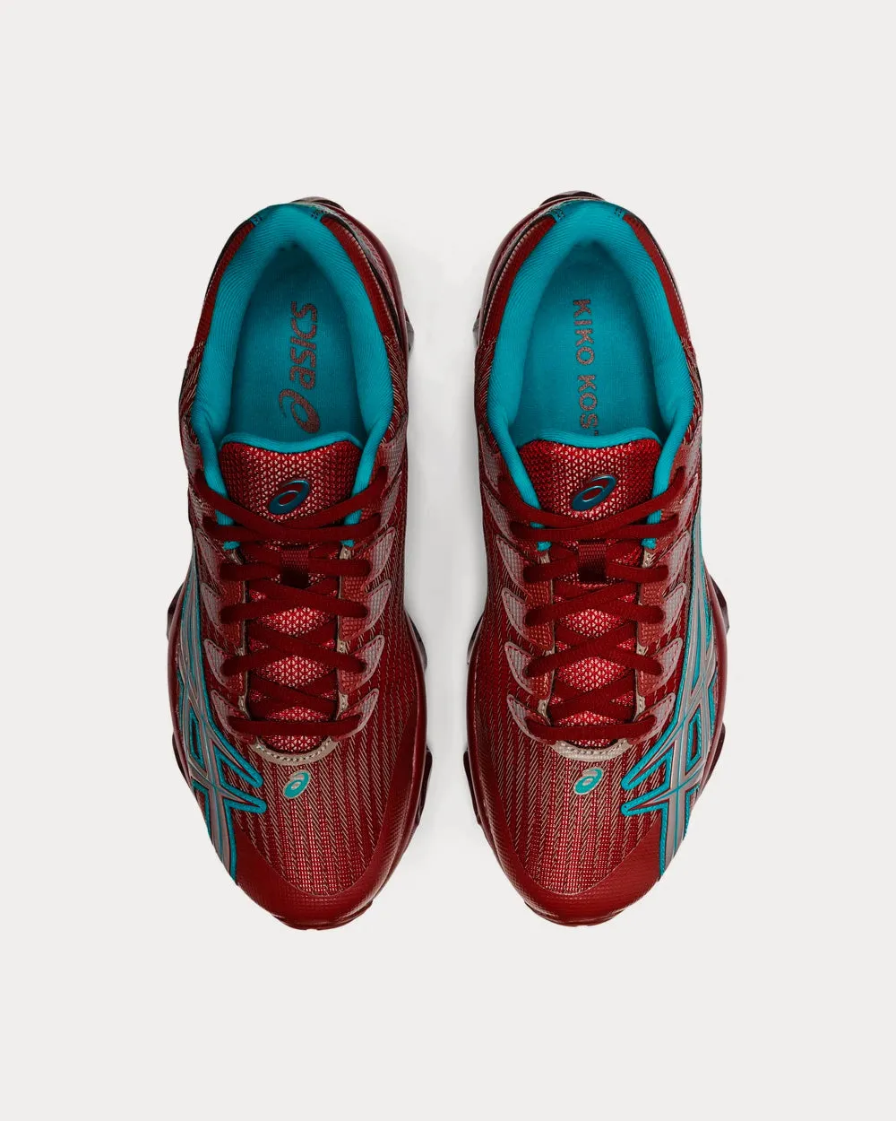 Gel-Quantum Levitrak Fired Brick / Blue Grass Low Top Sneakers